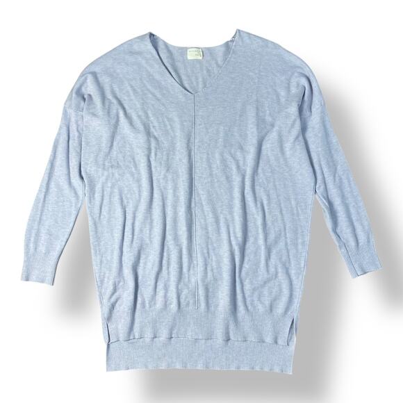 Dreamers by Debut V-Neck Sweater Womens Size M/L Purple Boho Lagenlook‎ - Picture 1 of 7